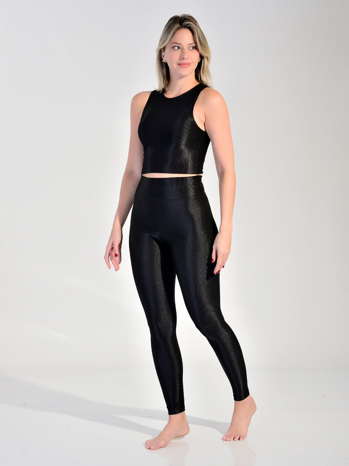 LEGGING BÁSICA HALF SHINE